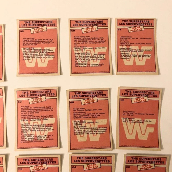 1985 WWF O Pee Chee Wrestling  Cards The Superstars Lot of 17 - Picture 9 of 14